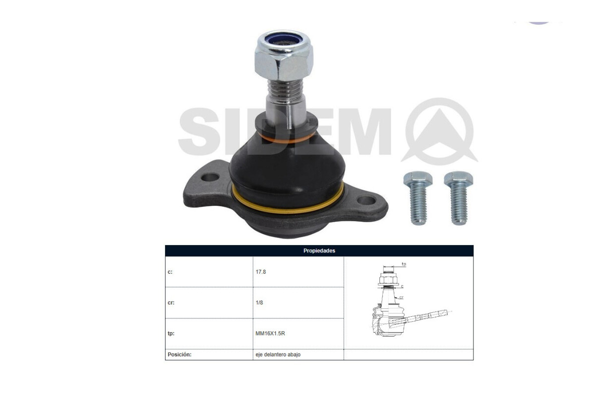 Rotula Del Renault Trafic 86-02 Der/Izq Rotula Del Renault Trafic 86-02 Der/Izq