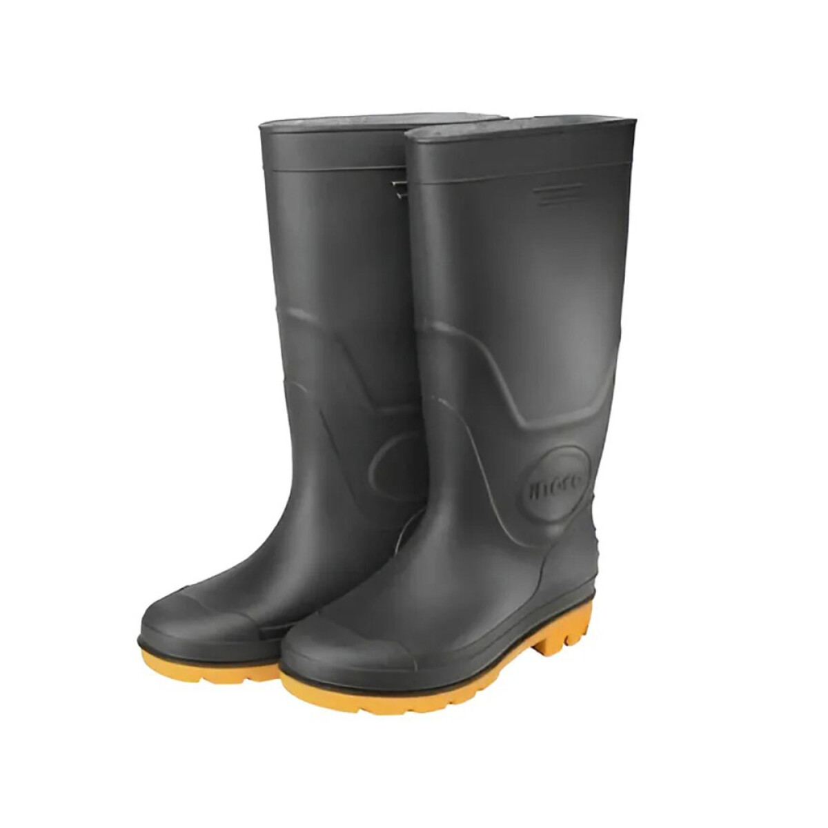 Botas De Lluvia Negra/trabajo Talle 40 