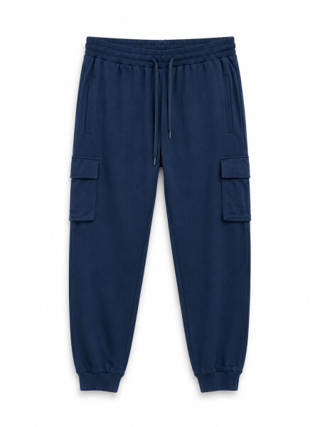 PANTALON NEW DETOR CARGO AZUL OSCURO