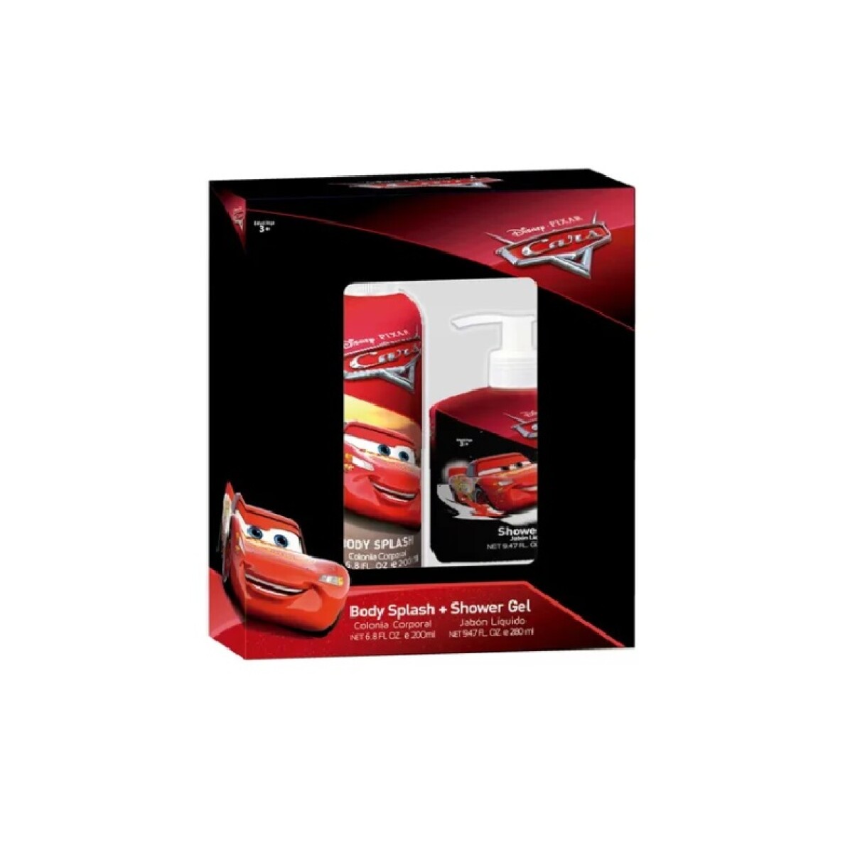 Perfume Infantil Disney Cars Splash +Shower Gel 