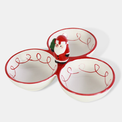 BOWL CERAMICA NAV 3DIV 20X11CM Unica