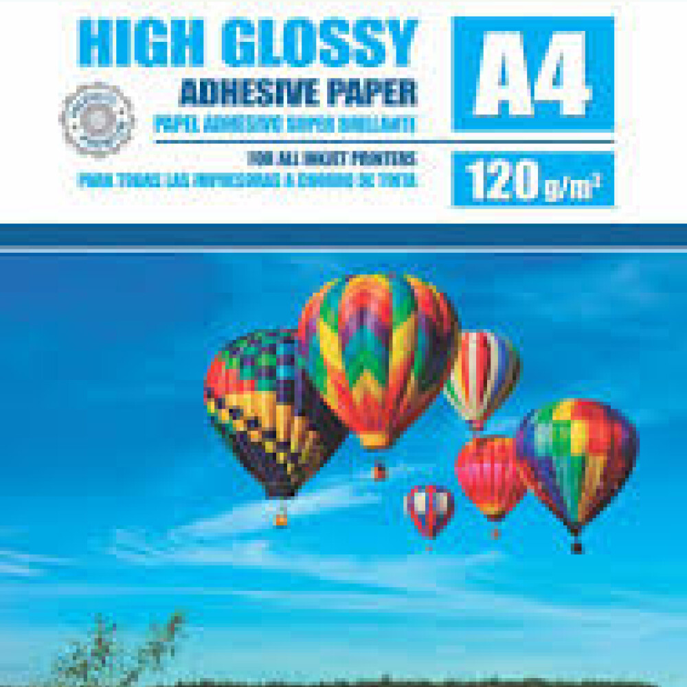PAPEL ADHESIVO FOTOGRAFICO A4 120GRS X20 HOJAS PAPEL ADHESIVO FOTOGRAFICO A4 120GRS X20 HOJAS