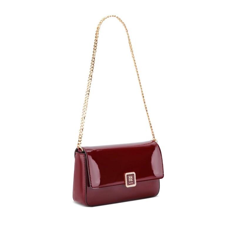 Blais Flap Shoulder Bag Boysenberry