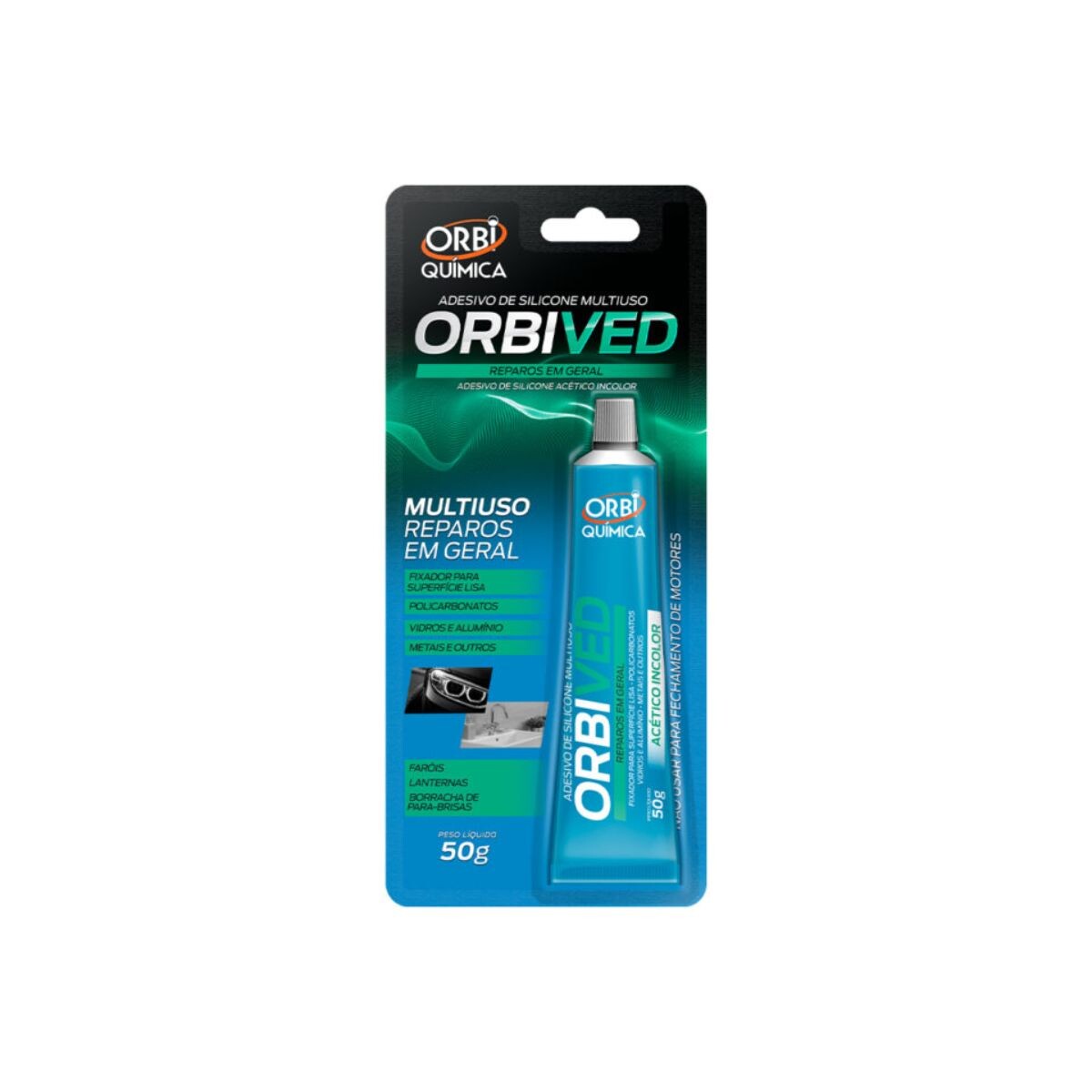 ADHESIVO DE SILICONA 50GR ORBI Adhesivo De Silicona 50gr Orbi