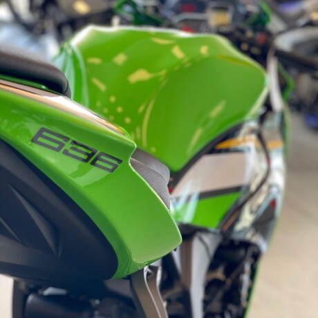 Kawasaki Ninja ZX6R 636 con ABS Verde