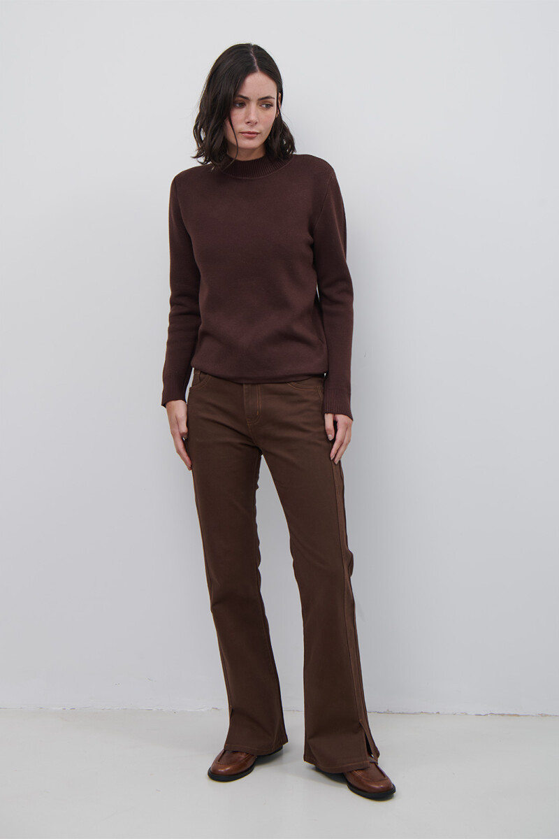 POLERA WINTER MARRON