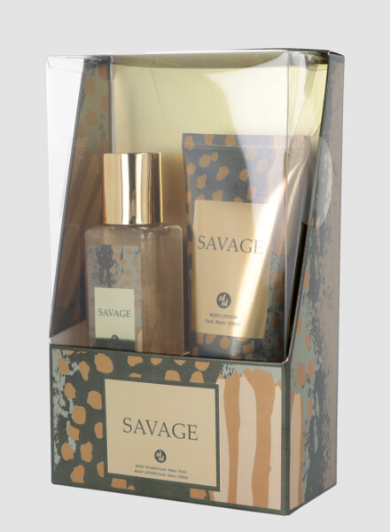 Set 75ml fragrance mist + 100ml body lotion Savage