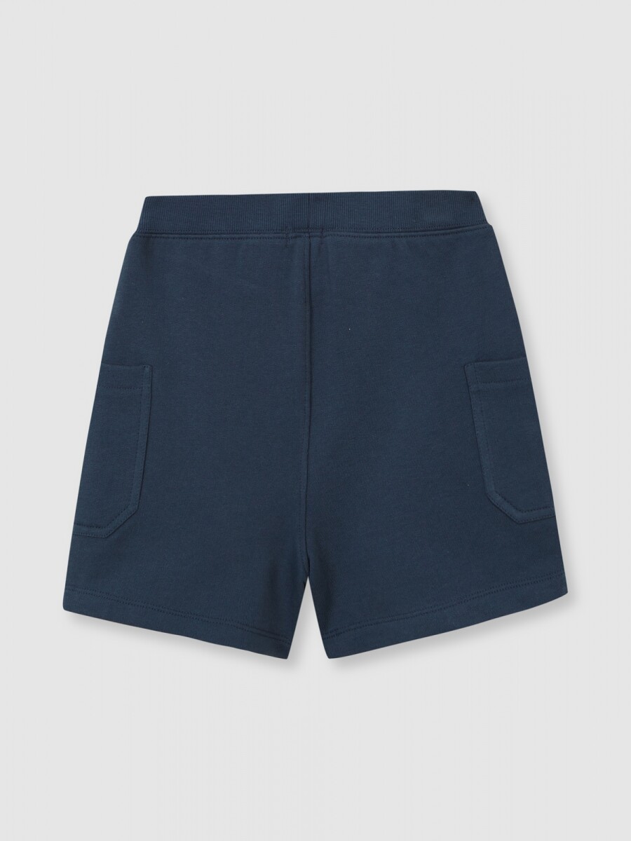 Pantalon Cargo Con Cinturilla Elastica Blanco