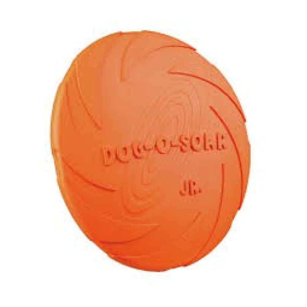 DOG DISC, NATURAL RUBBER, Ø 22 CM, ORANGE DOG DISC, NATURAL RUBBER, Ø 22 CM, ORANGE