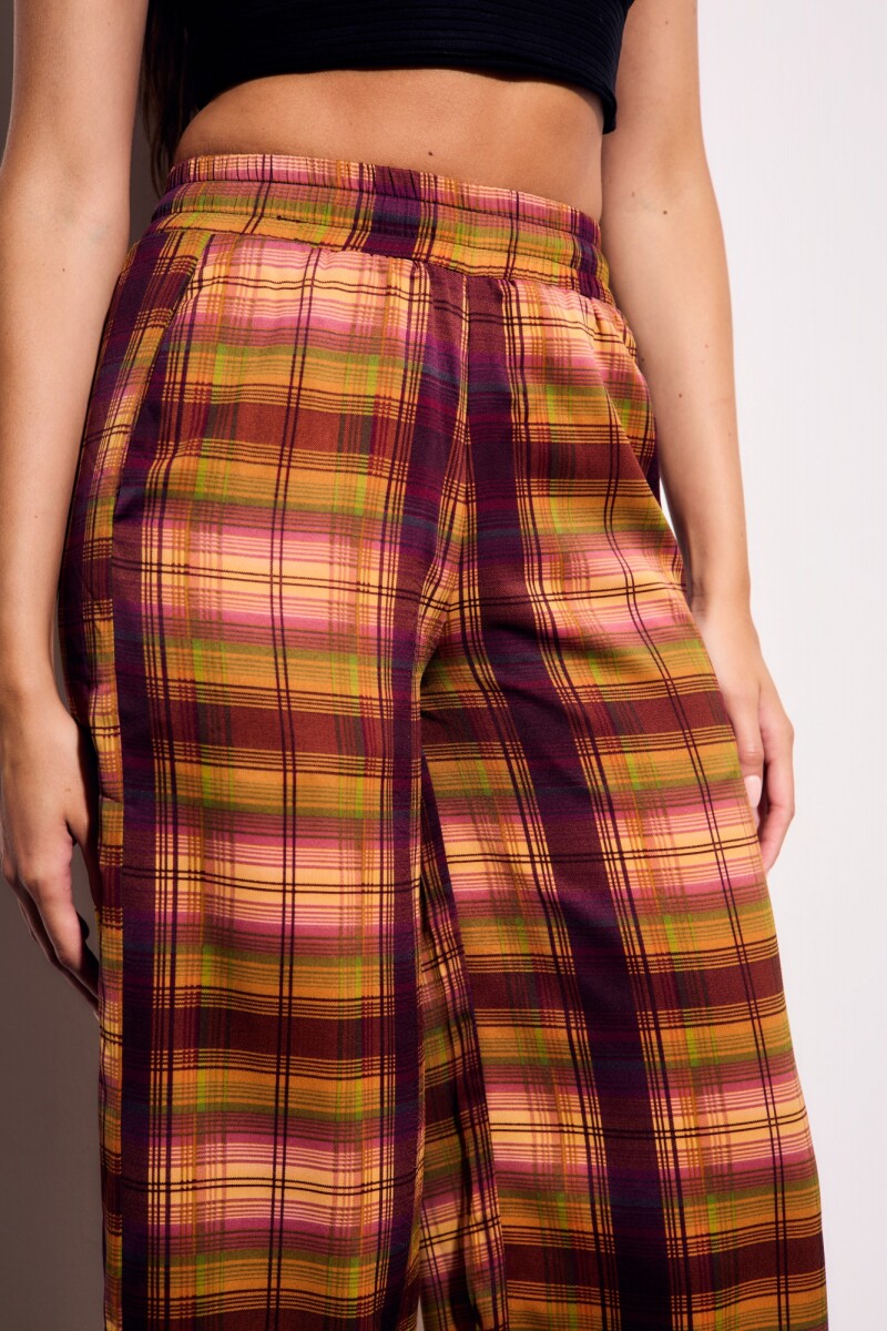 Pantalon Cuadros Multi