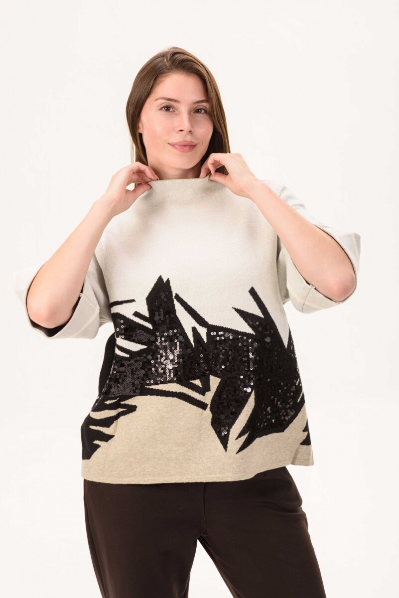 Sweater Cagliari - manteca 