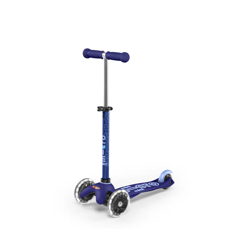 Monopatín Mini Micro 3 en 1 Deluxe Plus Led Azul