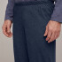 PIJAMA ML MASC AZUL MESCLA