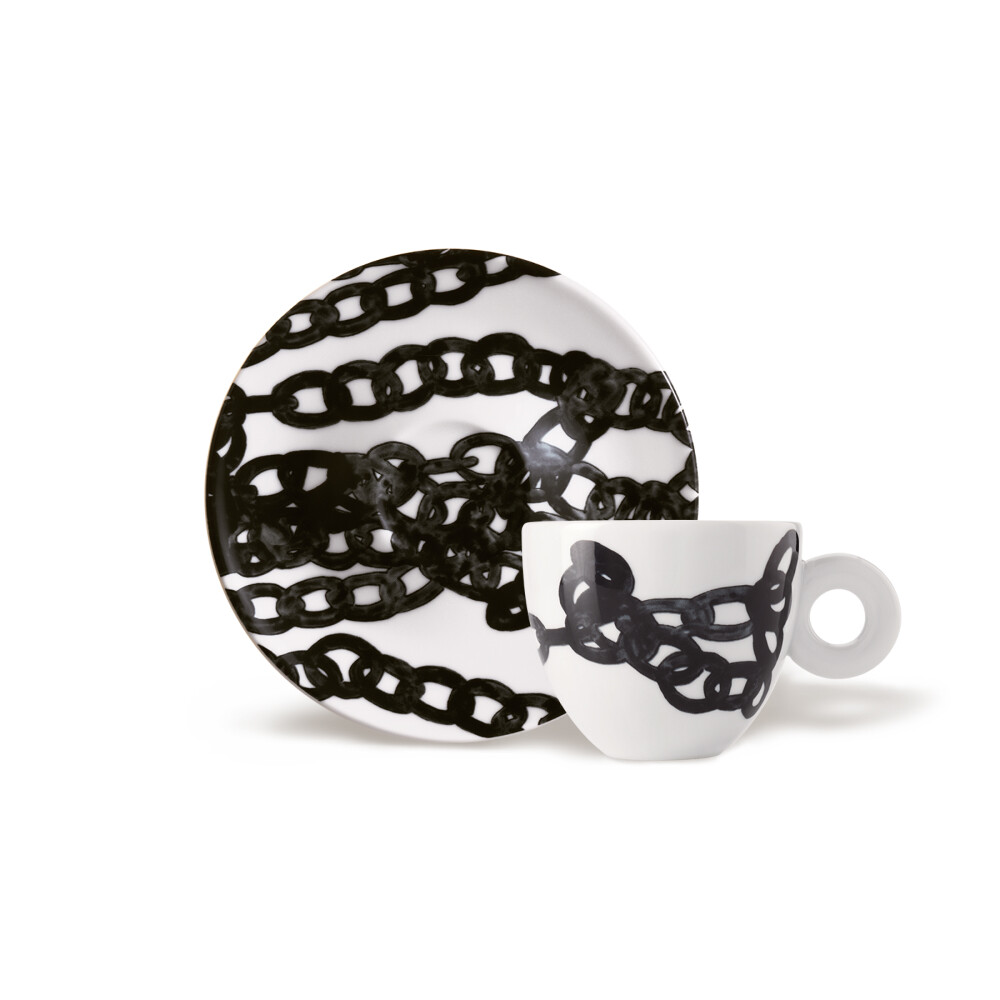 Set de 4 tazas para cappuccino: Genesi illy Art Collection Set de 4 tazas para cappuccino: Genesi illy Art Collection