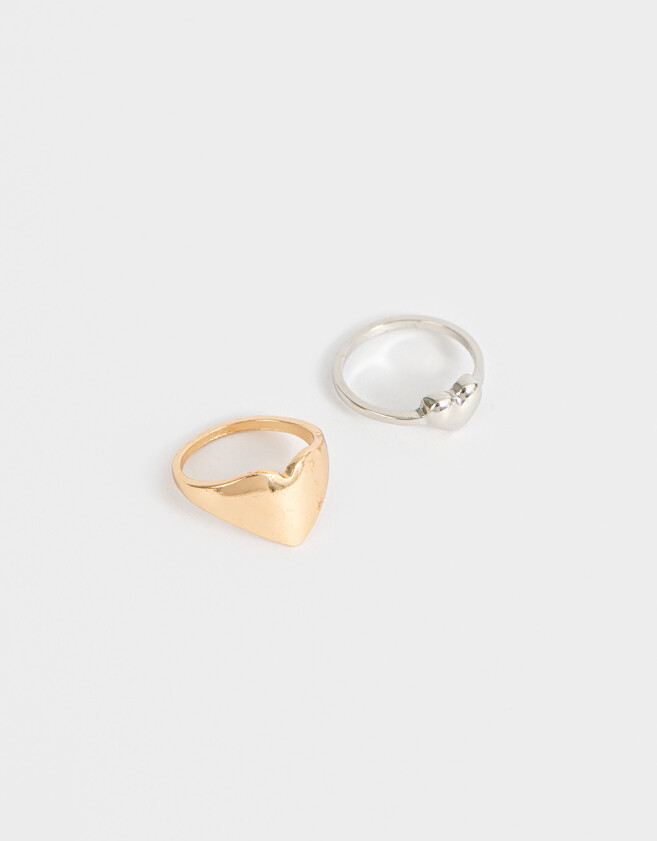 Sets Anillos Mix plating Set De Anillos Mixplating - Dorado