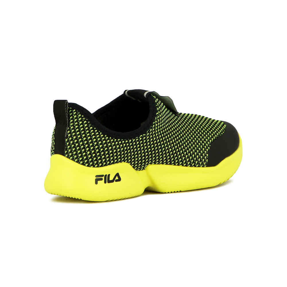 Fila champion funny niño negro/lima Negro-Lima