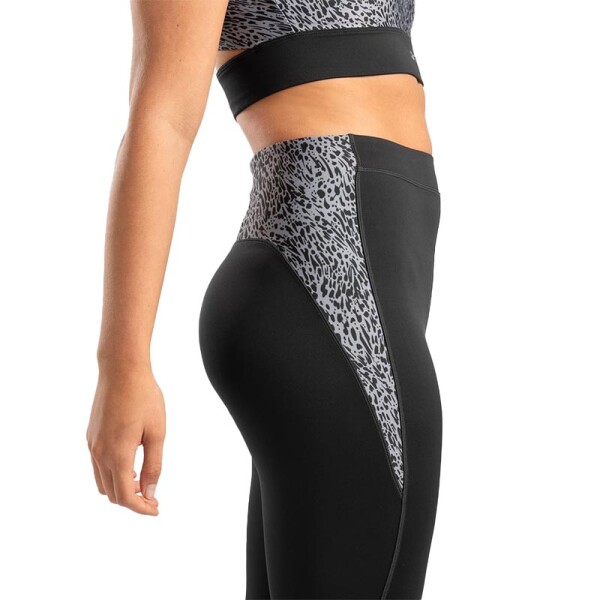 Calza Reebok Running Aop Negro