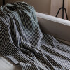 Manta para sillón y cama algodón Grafito 180 x 130 cm