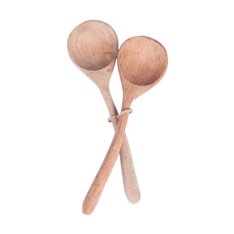 SET 2 CUCHARAS MADERA-ACACIA NATURAL-BEIGE 8645