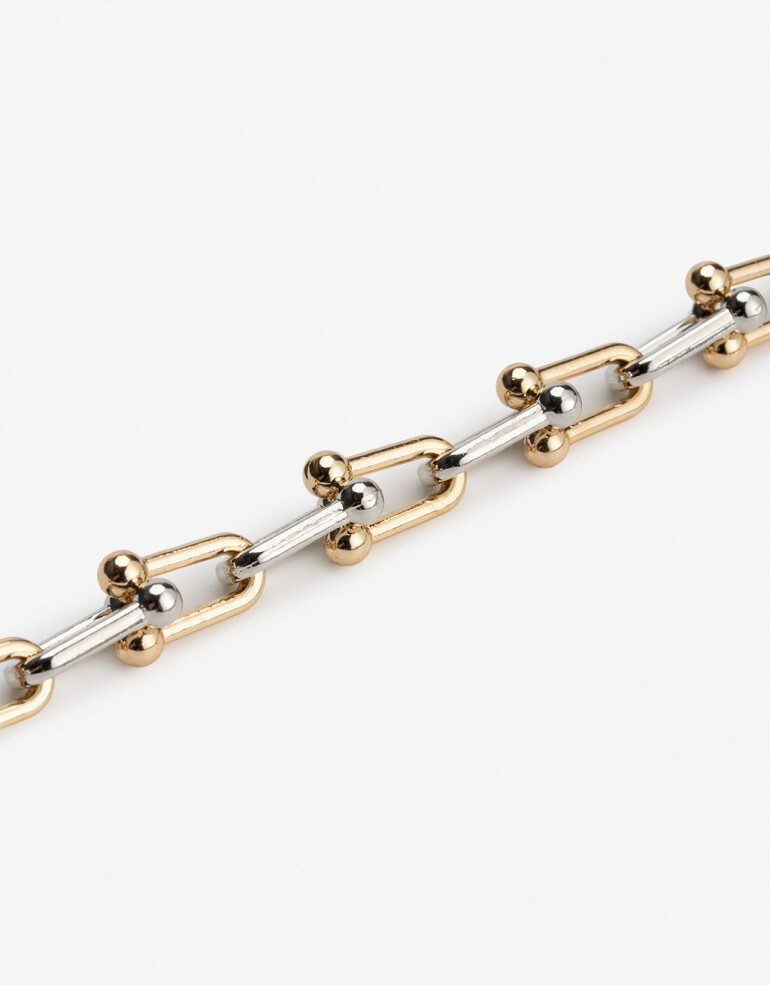 Pulseras Flexibles Metal Pulsera Flexible Metal Biplating - Dorado