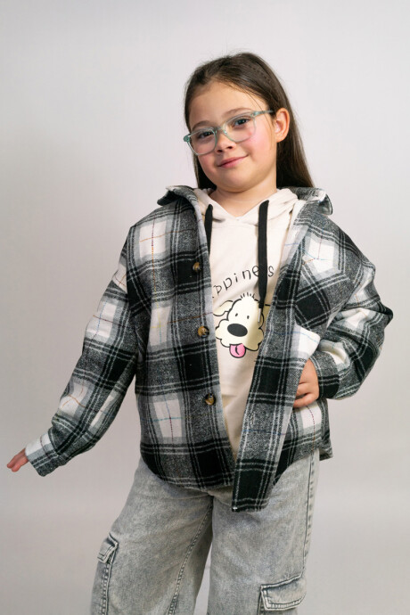 Camisa de Franela Negro
