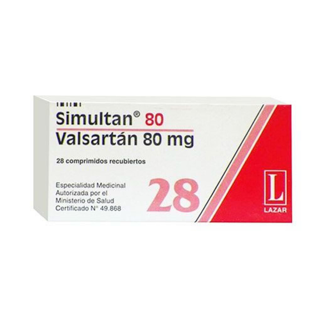 SIMULTAN 80 MG X28 COMPRIMIDOS 