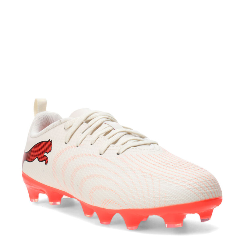 Championes de Niños Puma Futbol Future 9 Play Fg Ag Junior Beige - Anaranjado