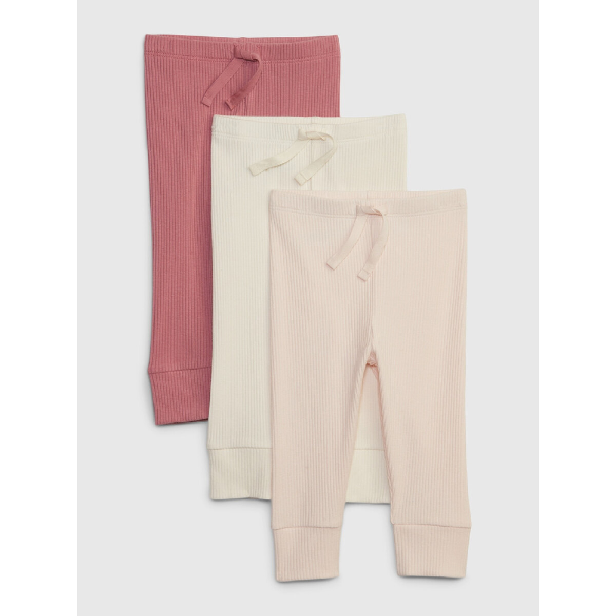 FF RIB 3PK PNT - BARELY PINK 