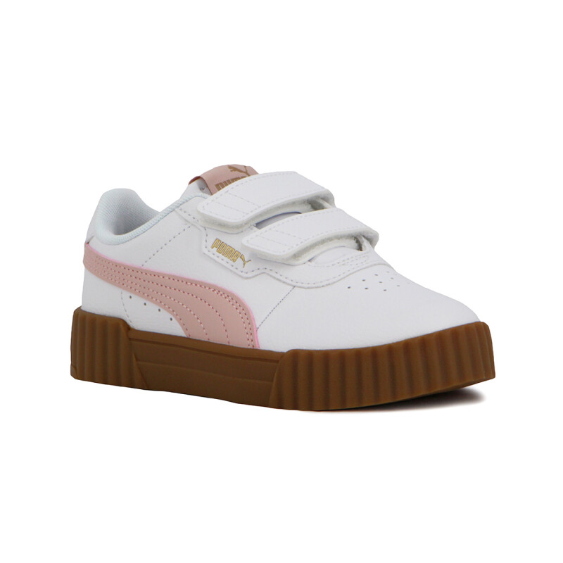 Championes Niña Puma Carina 3.0 V Ps Blanco-rosado