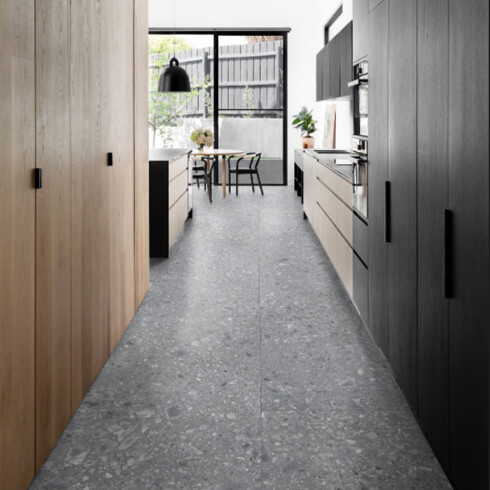 Porcelanato Gris Mate 90X180Cm Piso Pared GRIS