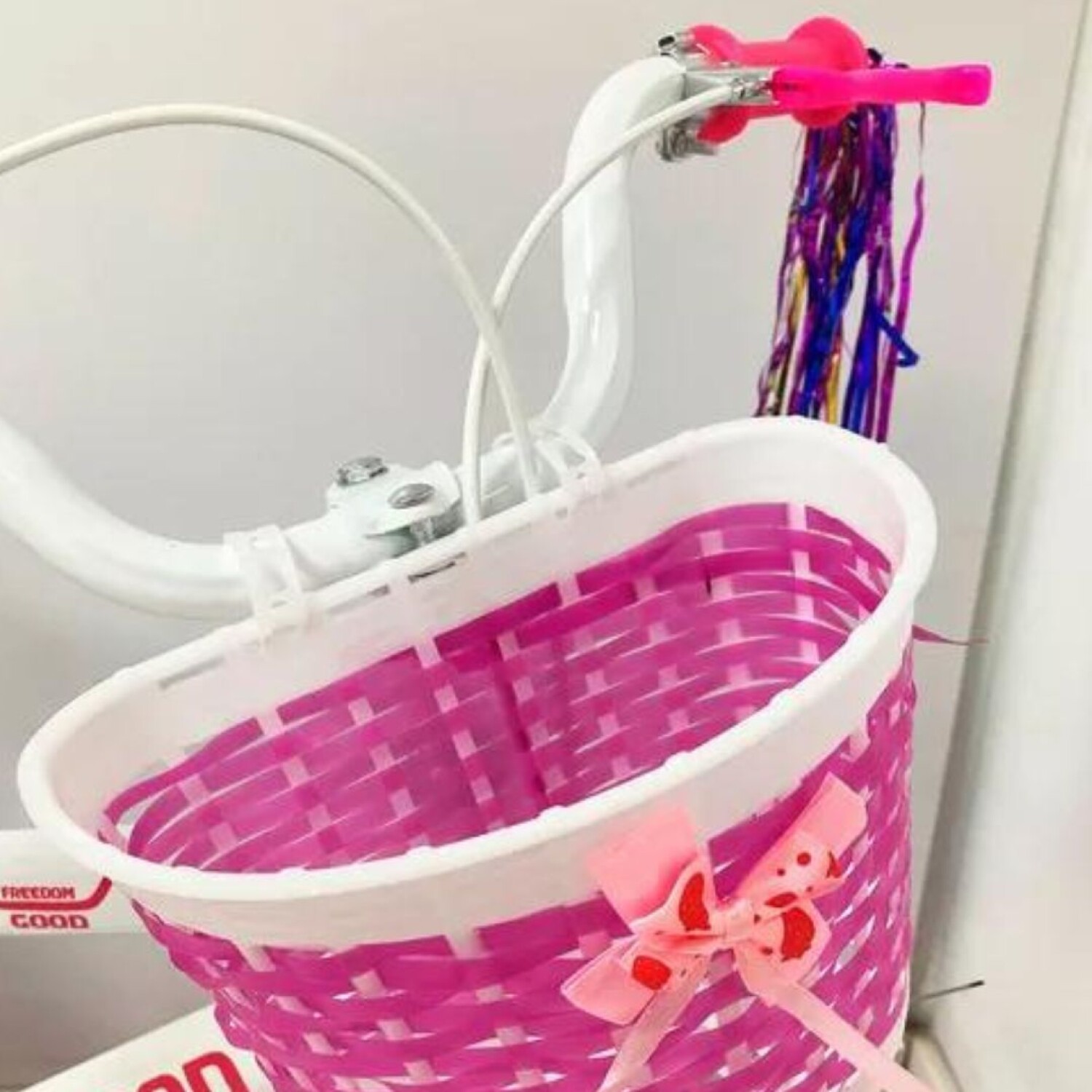 Canasta Bicicleta NiÃ±a Rosa Con Cesta Bicicleta Urbana Bicicletas