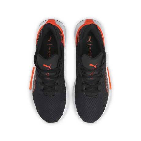 PUMA PWRFRAME Black/White/Orange