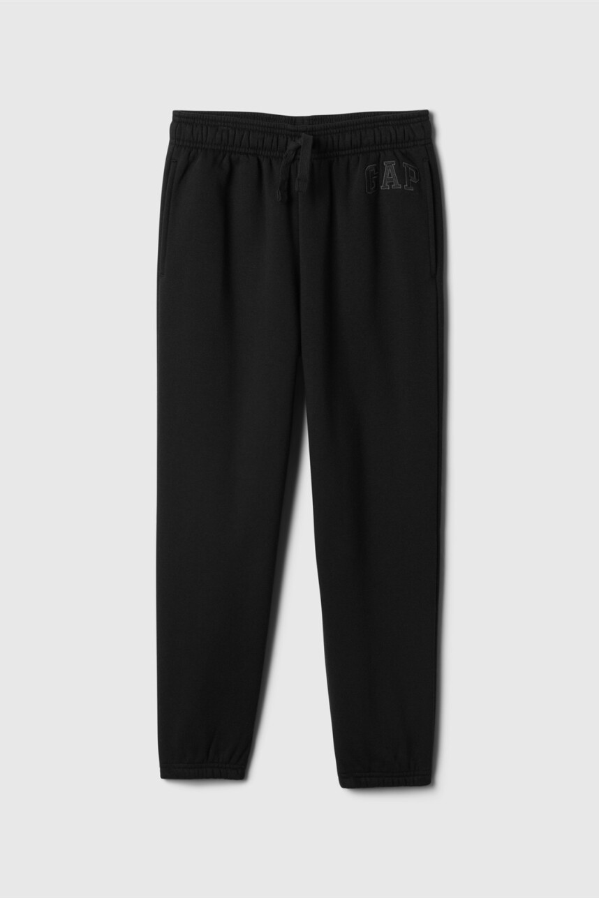 Pantalón Deportivo Logo Gap Niño True Black V2