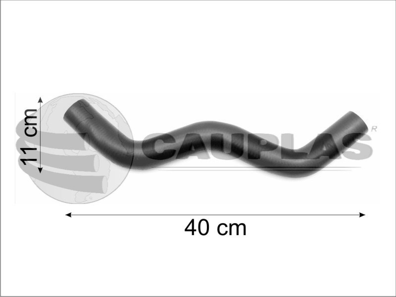 CAÑO FIAT DUNA 1.7 DIESEL RADIADOR SUPERIOR CAUPLAS 