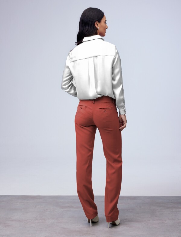 Pantalon De Vestir TERRACOTA