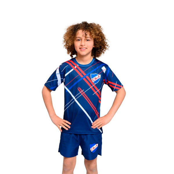 Remera Umbro Nacional de Niños - 4N200173 Marino-rojo