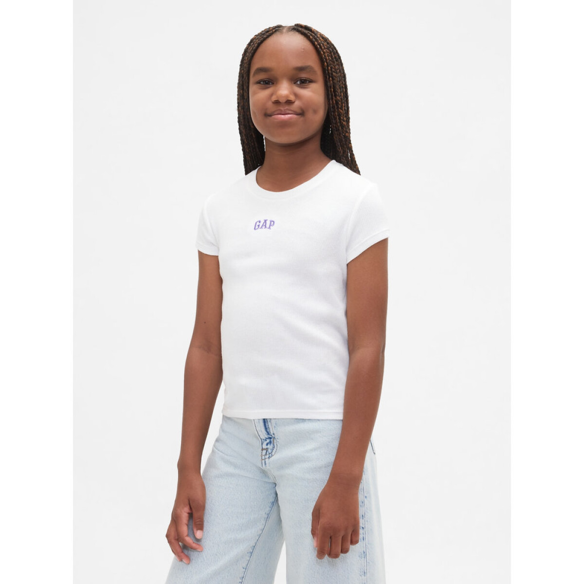 FRCH SS RIBBED TEE - NEW OFF WHITE 