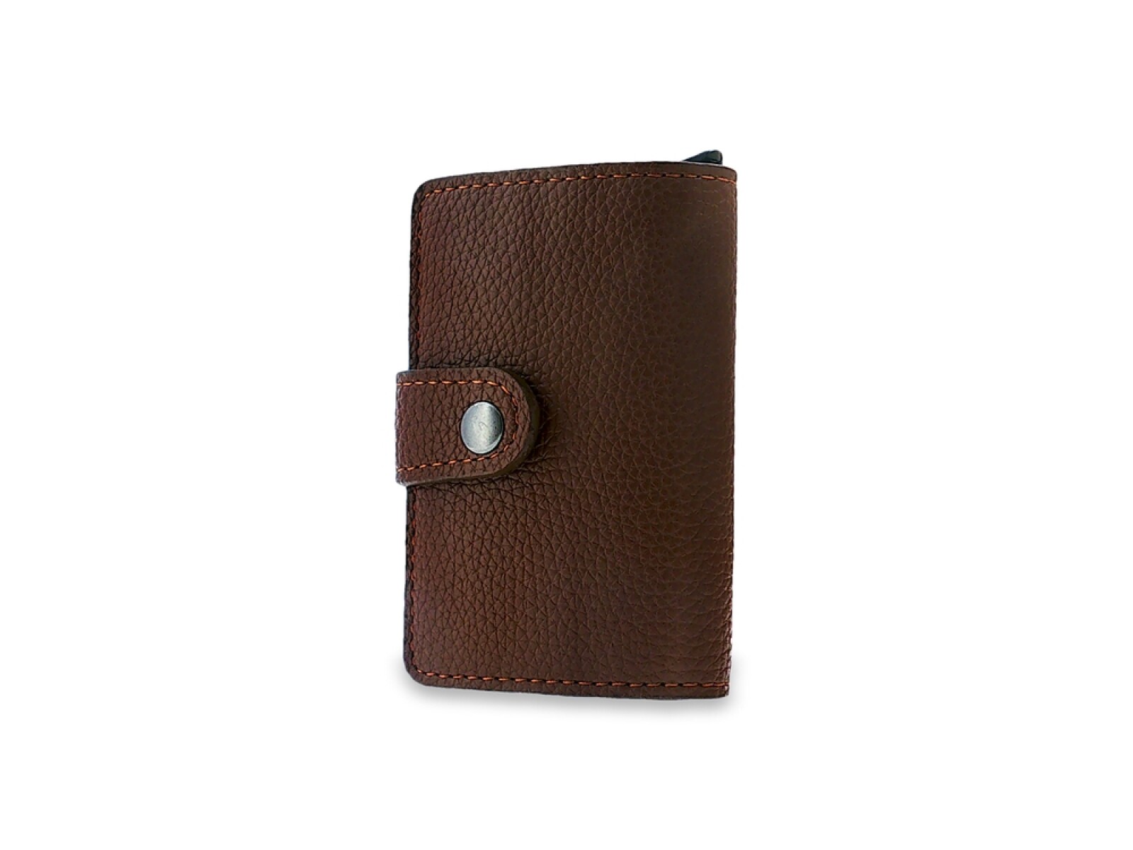 TARJETERO ANTI CLONACION MARRON 