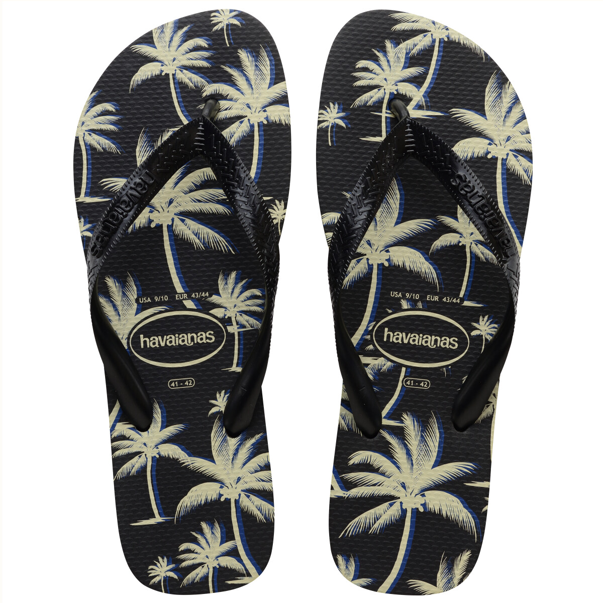 Sandalia de Hombre Havaianas Havaiana Aloha - Negro - Blanco 