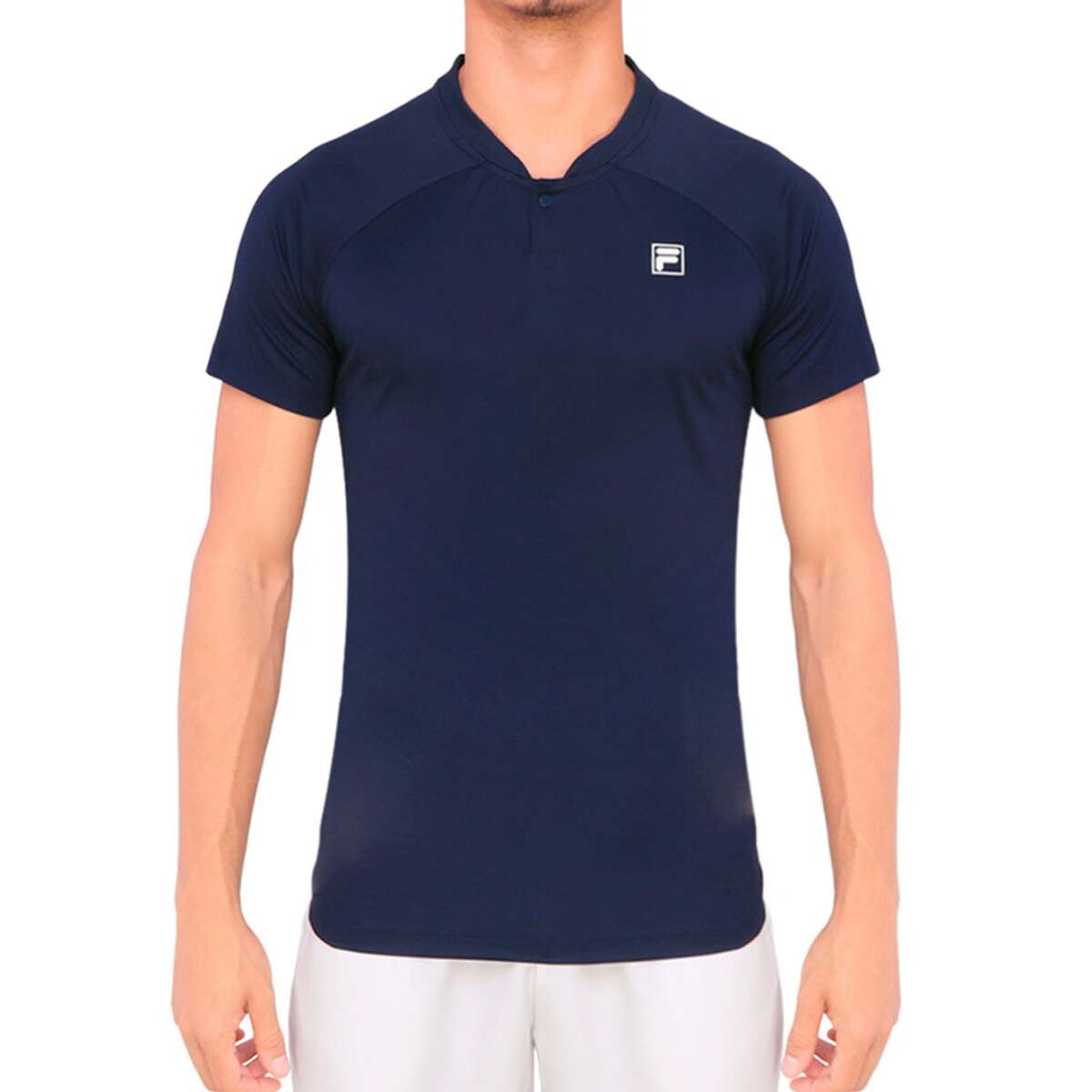 Fila Player F-Box Basic Polo Tenis Para Hombre - Marino 