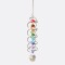 Atrapasol En Espiral De Cristal Varios Colores Blanco