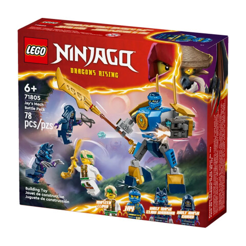 Lego Ninjago 71805 Pack De Combate: Mech De Jay 78 Piezas Lego Ninjago 71805 Pack De Combate: Mech De Jay 78 Piezas