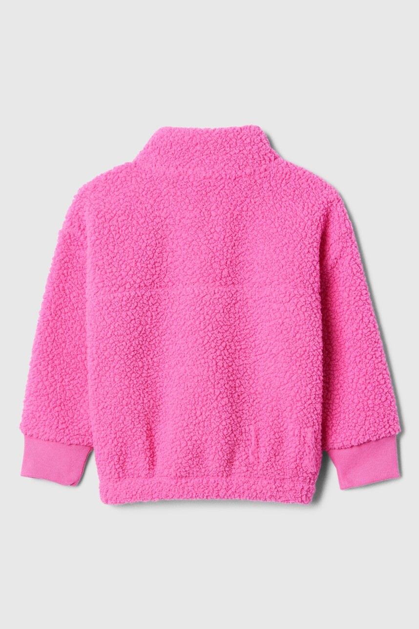 Polar Medio Cierre Toddler Niña Happy Pink