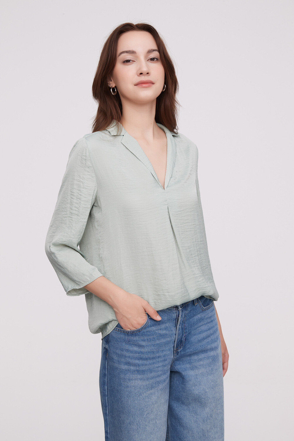 Blusa Laren Verde Agua