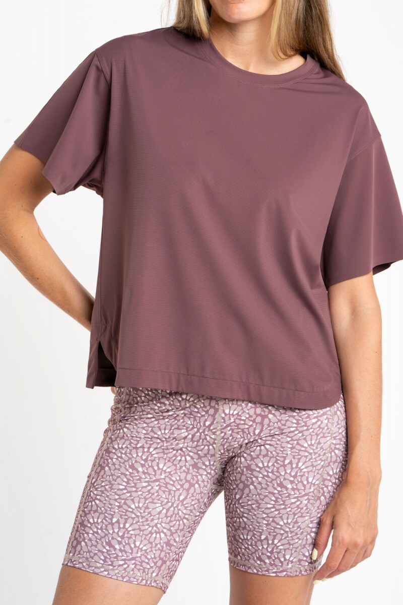 Remera Fitness Malva