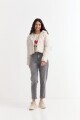 Campera puffer crop BEIGE