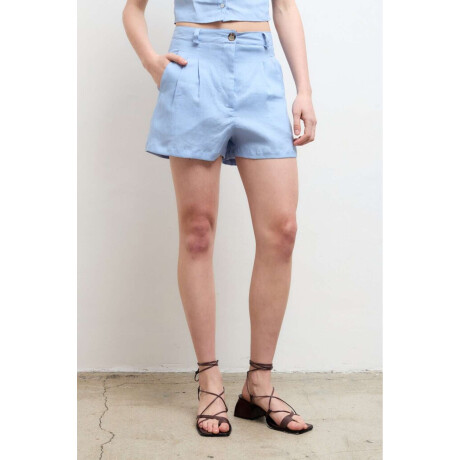 Short Pileo Blue