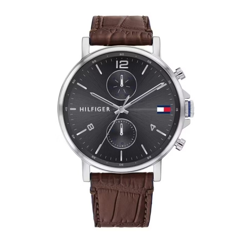 Reloj Tommy Hilfiger 1710416 para hombre con correa de cuero Negro