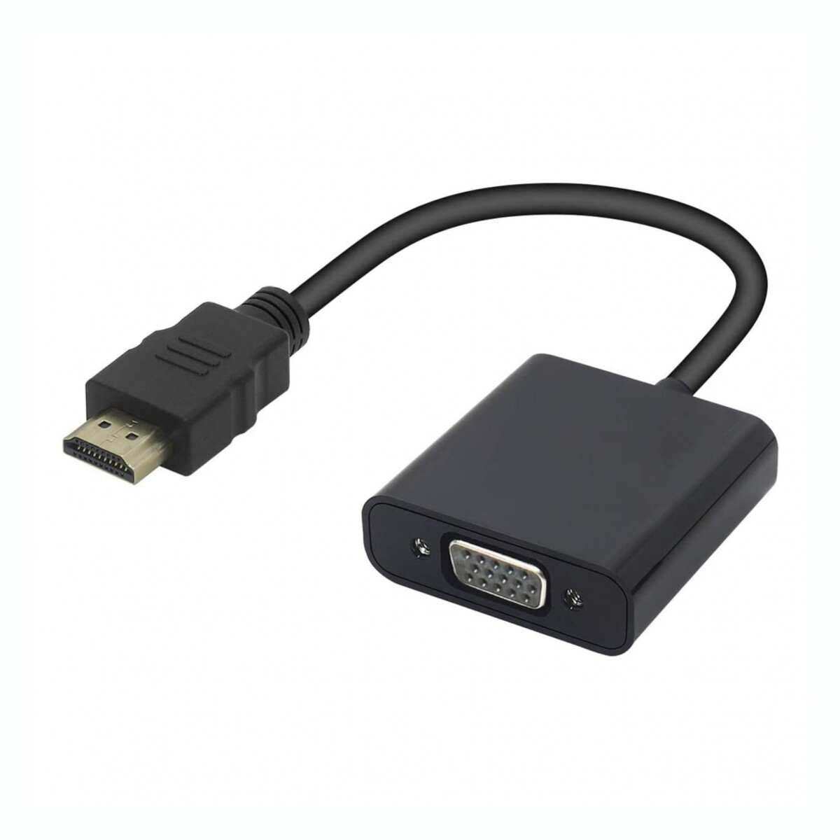 Adaptador HDMI Macho A VGA Hembra - Negro 