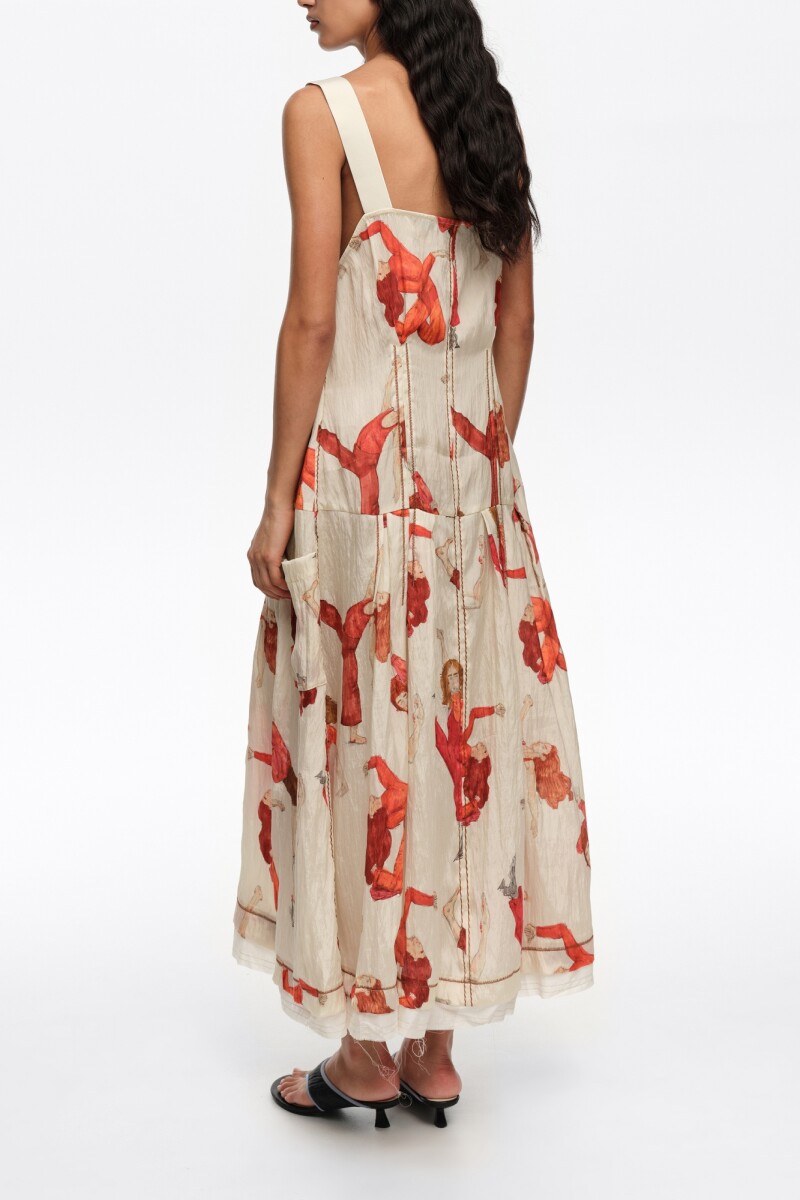 VESTIDO TIRANTES Estampado